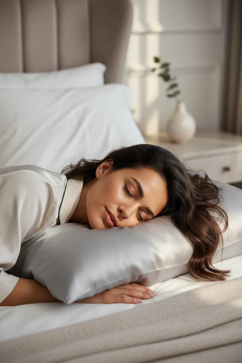 Satin Silk Pillowcase — Anti-Frizz, Skin-Friendly Luxury Pillow Cover