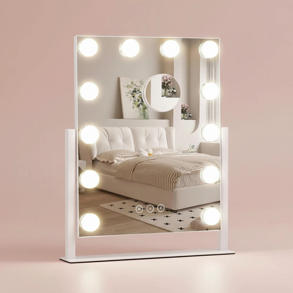 LED Vanity Mirror with Lights & 10X Magnification