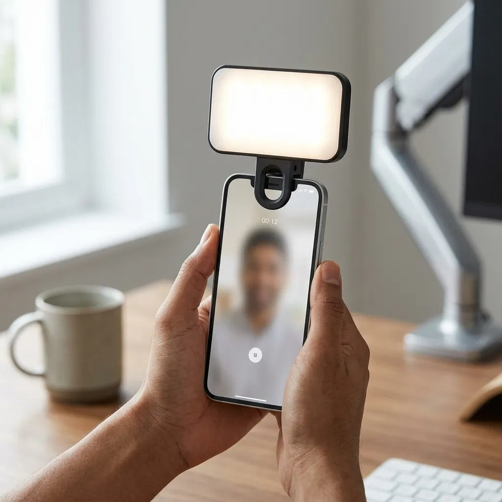 Glow On-The-Go Clip Ring Light